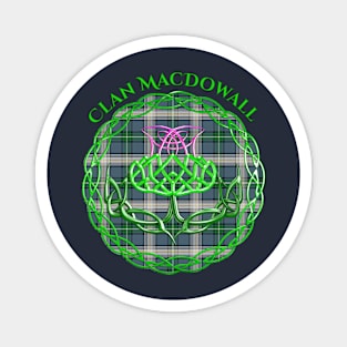 MacDowall Scottish Tartan Celtic Thistle Magnet